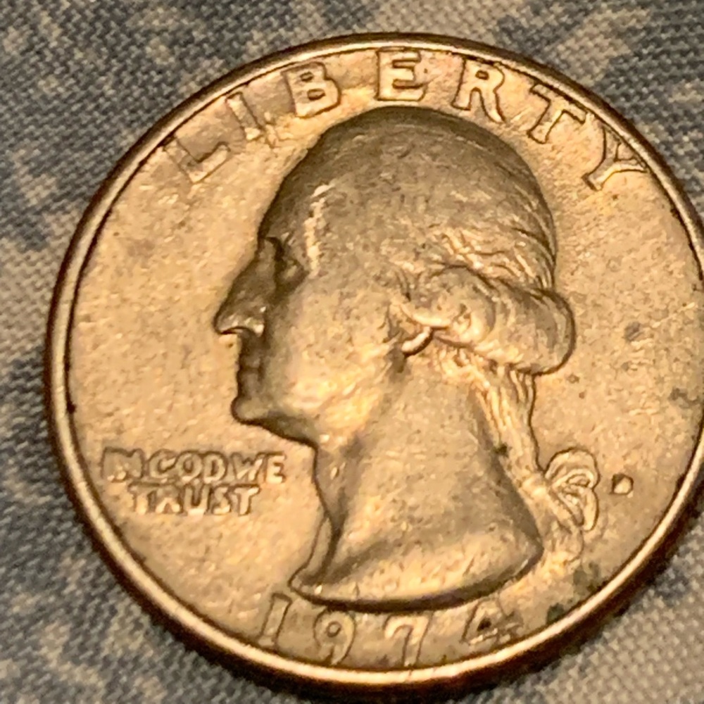 1974 Washington Quarter - Silver Tone Coin